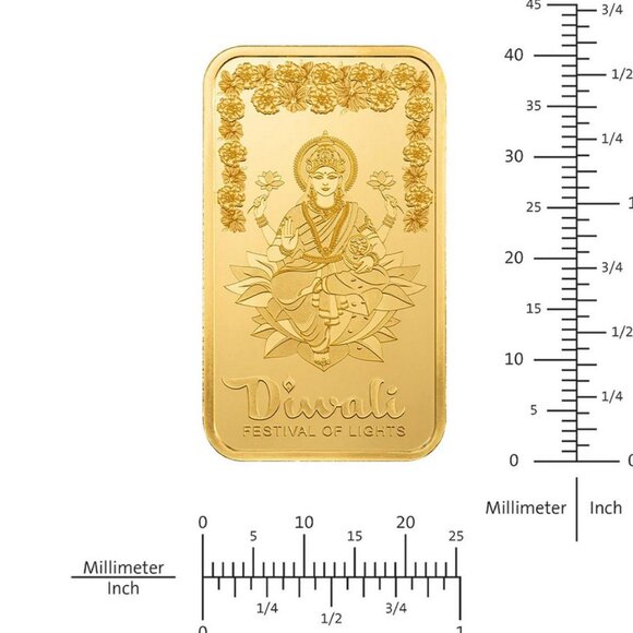 1 oz Gold Bar PAMP Suisse Diwali Lakshmi - Picture 4 of 4